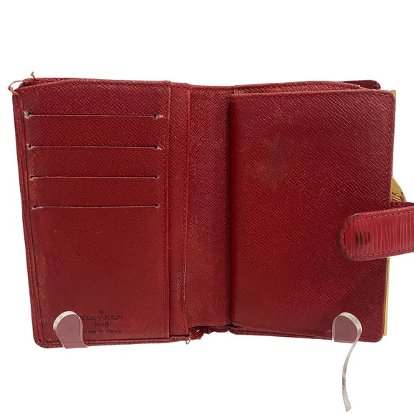 LV LOUIS VUITTON Gamaguchi Wallet Epi Leather - red - leather - - Picture 5 of 17